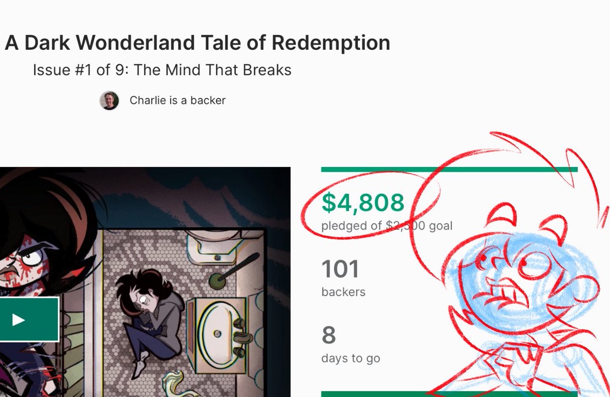 The suspense is killing us! Can we hit that smooth $5k today?! #Art #comics #comicbooks #Portland #illustration #design #creativestudio

tinyurl.com/AliceNo1