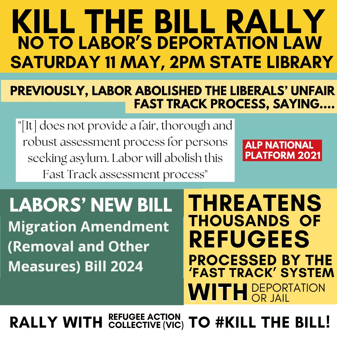 This weekend! Time to take a stand against this shocking Bill. #RefugeesWelcome #KillTheBill
