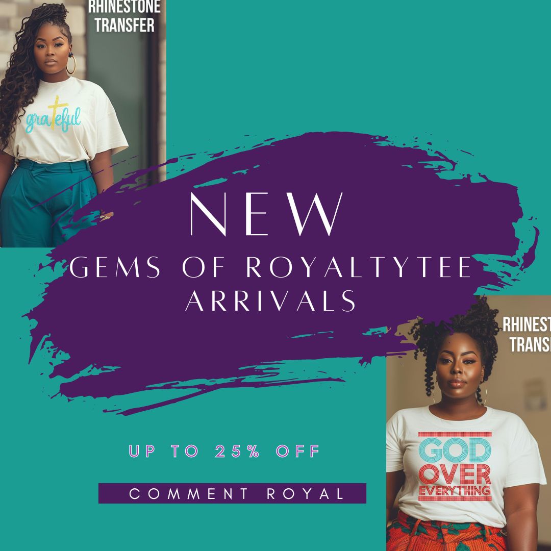 👑Calling all King's kids! These new rhinestone tees are a must-have for showing our gratitude to our Heavenly Father and declaring our trust in Him over fear. 💪🏼 Nothing is too hard for our God! Don't miss out, comment Royal for a special discount code. ✨ #FaithFashion #Gra...