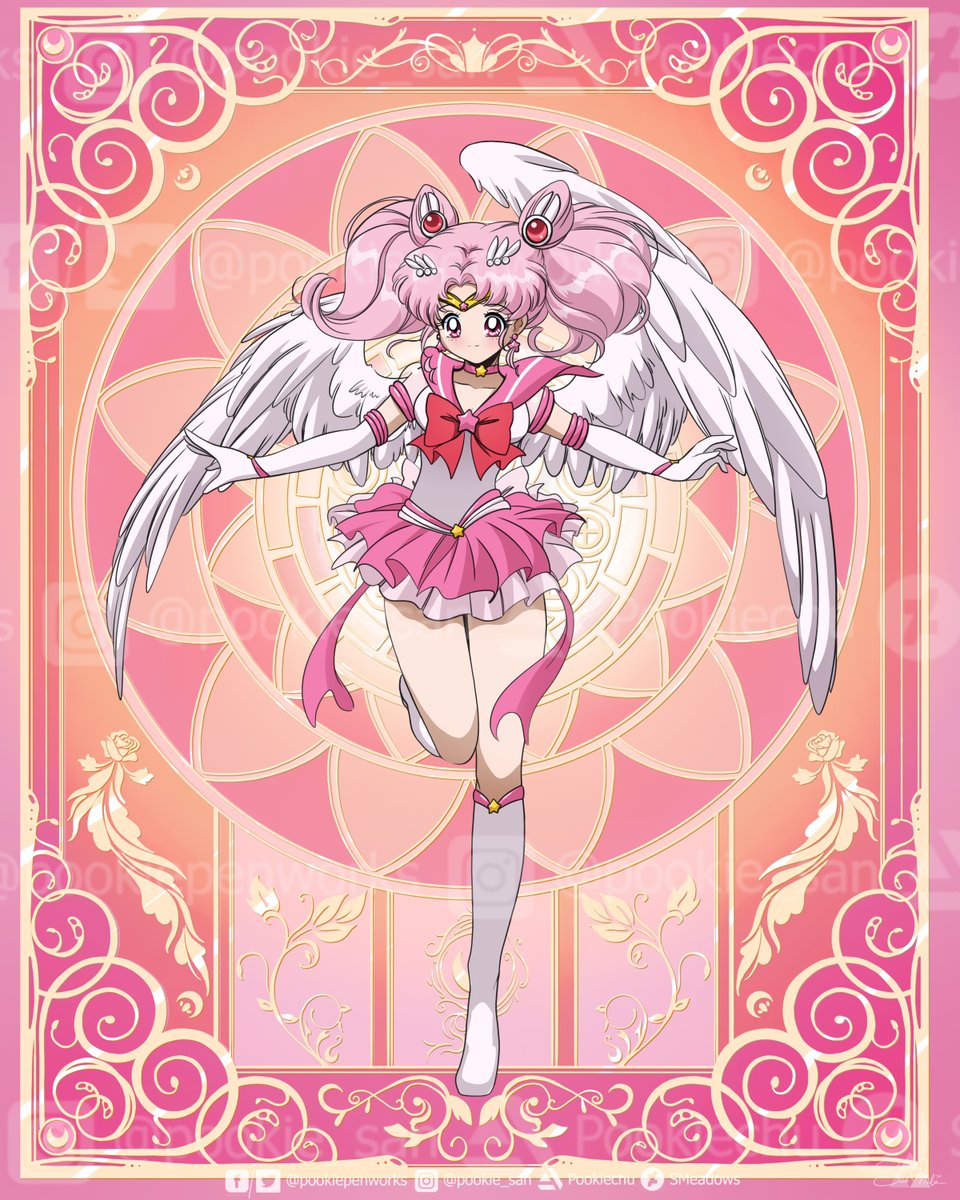 Happy #mooniemonday folks!

Sorry about the skip last week!  Feeling a little better so I managed to get Eternal Sailor Chibimoon done for this week's decorative border series continuation!  So much pink! #sailormoonfanart #eternalsailorchibimoon #chibiusa #digitalfanart
