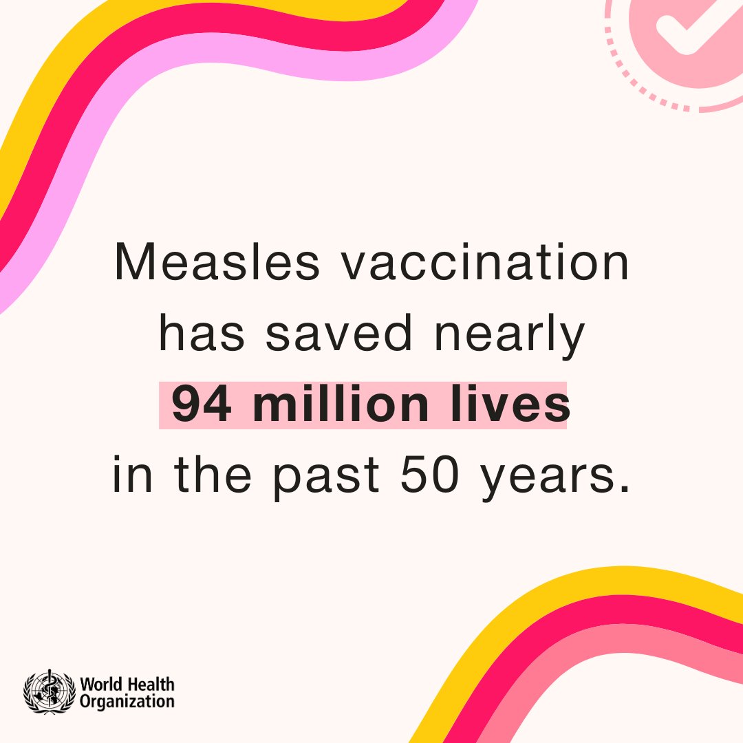 Hats off to the #measles vaccine! It's like a superhero in a tiny vial, swooping in to protect you and those around you from a potentially lethal illness. #VaccinesWork