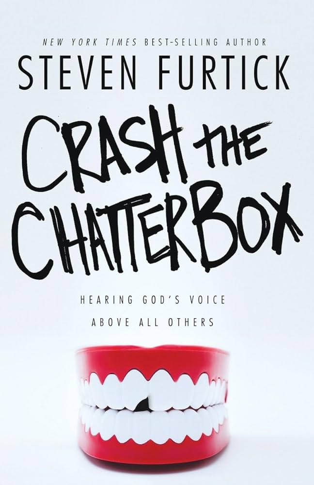 Just got a new book, that was recommended to me by one of my crochet ladies.  It’s Crash the Chatterbox: Hearing God’s Voice Above All Others by @stevenfurtick. Let’s see how this goes.