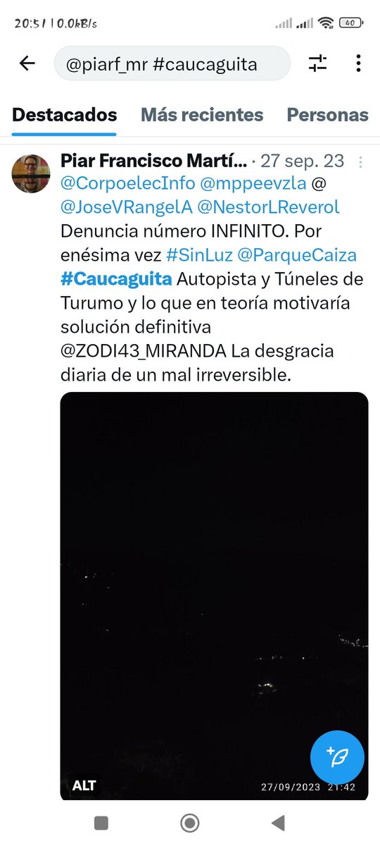 Quizás a casi UN año de este mensaje, se podría haber hecho algo. Es tan simple entender <a href="/ChuoTorrealba/">Jesus Chuo Torrealba</a> porque tanto desengaño y frustración? <a href="/CorpoelecInfo/">Corporación Eléctrica Nacional</a> y nuevo @mppeevzla. <a href="/ParqueCaiza/">Parque Caiza</a> <a href="/ZODI83_MIRANDA/">ZODI MIRANDA 83</a> #Caucaguita <a href="/Autopista_GMA/">Autopista Gran Mariscal de Ayacucho - #AGMA</a> #SinLuz por enésima vez
x.com/piarf_mr/statu…