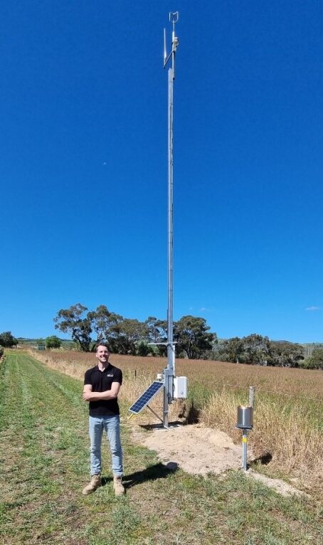 MacKillopGroup's tweet image. NEW EPISODE: The Prosperous Farmer-Season 5, Episode 3: Combating agricultural spray drift with Damon Grace . Listen mackillopgroup.com.au/the-prosperous…… #theprosperousfarmer #agpodcast #AgExtension #weatherstation