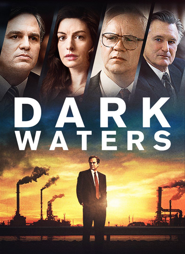 If you liked Spotlight then go to @netflix and watch Dark Waters, incredible film based on a true story about poisoning the American people for profit. Shocking depiction of what people in power are capable of.
