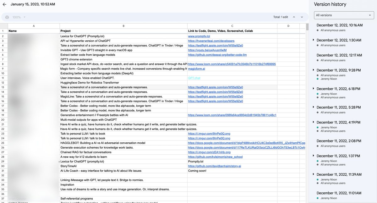 ChatGPT & Davinci-003 Hackathon