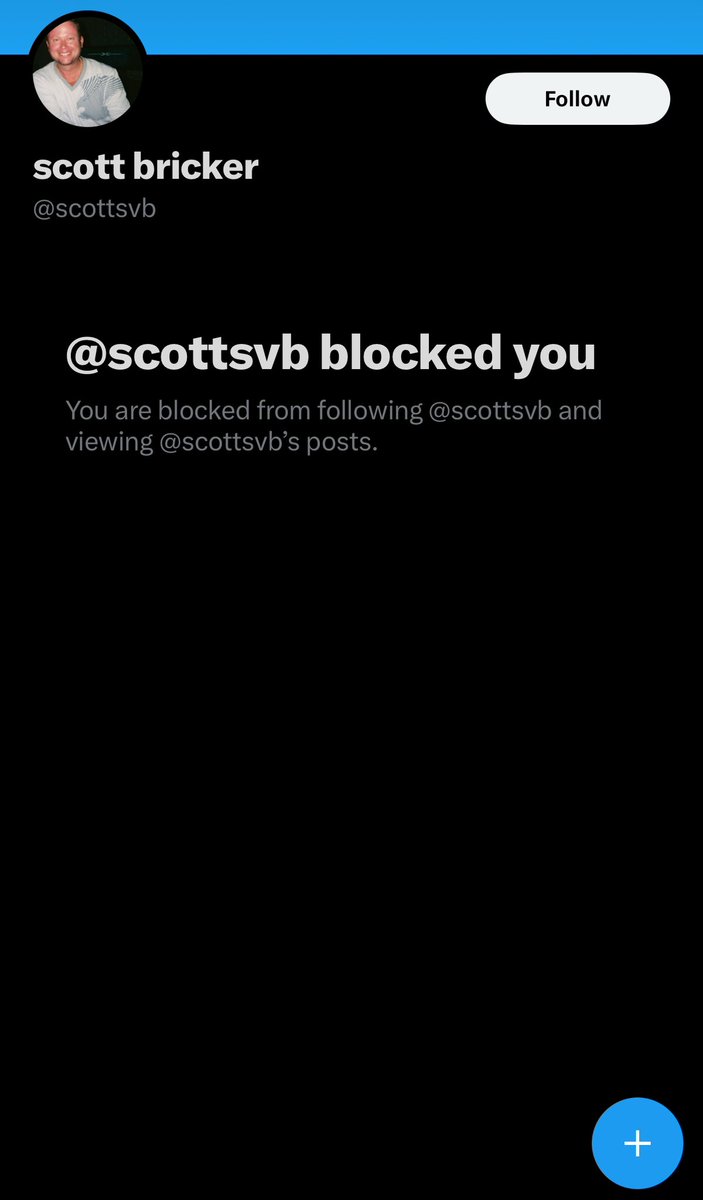 Lol @scottsvb had a breakdown and snapped.