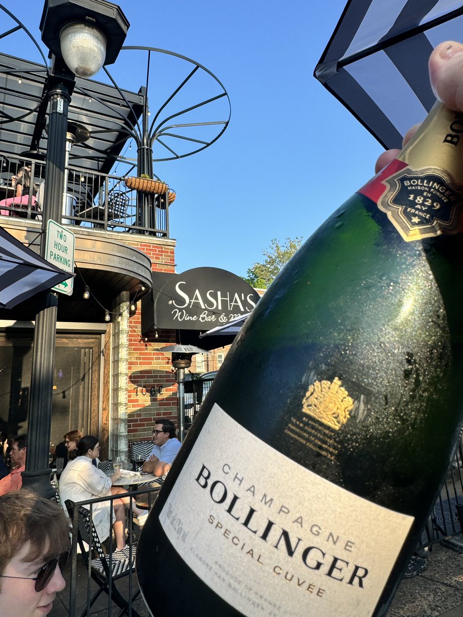 You know when I am at dinner with my wife. 😂. This is a really nice Champagne. I need to drink it more often. If you are in St. Louis - this neighborhood and this wine bar is worth a stop!!!