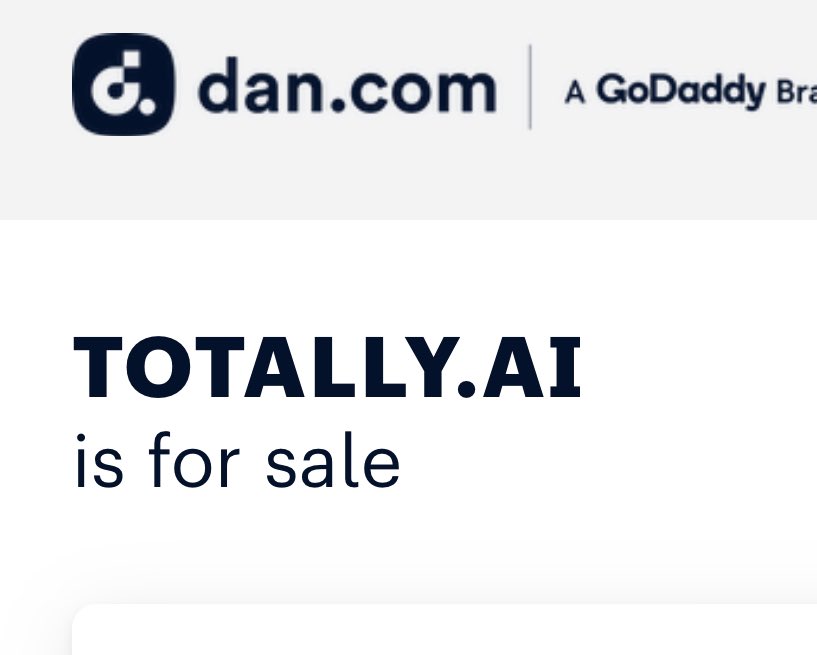 Expiring soon …. Anyone want this before expiry? Lol!!! This is not going anywhere for free. … * Embrace #AI #Agi #gpt #geminiai Buy now while it’s available. Open to really good offers on this aged #AiDomain For Sale #openai #ainame #domainname #vc #startups #vcs #tech