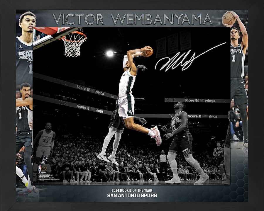 Just the beginning 💪 

A massive congratulations to #FanaticsExclusive @wemby on winning the 2024 @NBA Rookie of the Year! 🎉 

>> fanatics.com/congrats-wemby