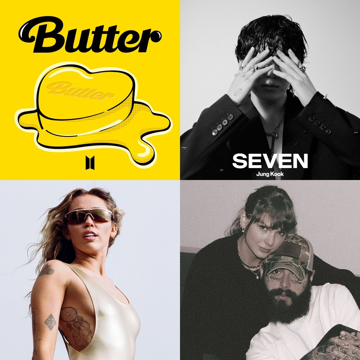 Biggest streaming weeks in Billboard Global 200 history: Butter 289M Seven 217M Flowers 217M Pink Venom 212M Flowers 186M Flowers 179M Easy On Me 178M Fortnight 177M Permission To Dance 171M Butter 170M