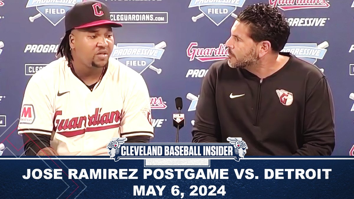 Jose Ramirez feels that he's getting his timing back and is putting together good at-bats. #Guardians | #ForTheLand youtu.be/SshXisyi8gM