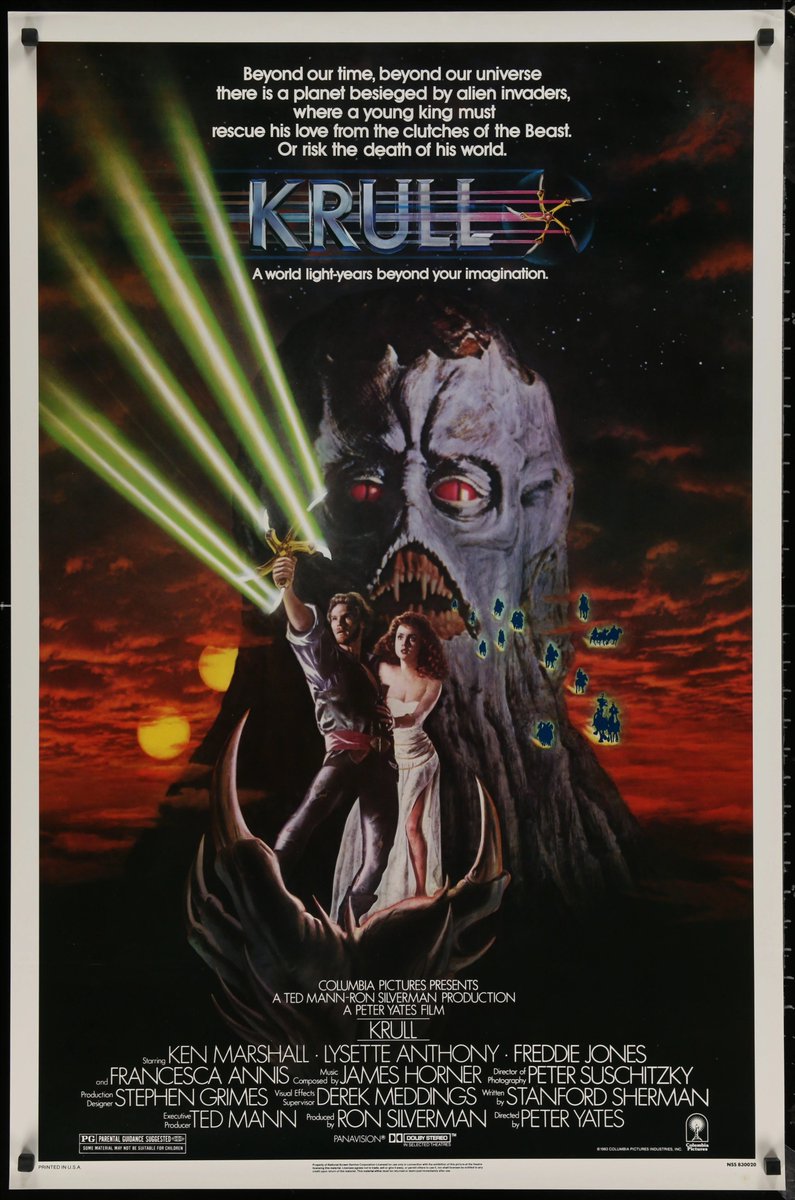 KRULL...
I don't care what people say, it's an overlooked Classic and pretty serious Fantasy/Space Fantasy/Space Opera.
#scifi #vintagefilms #classicmovies #classicfilms
social.wubits.io/share/66397f0f…