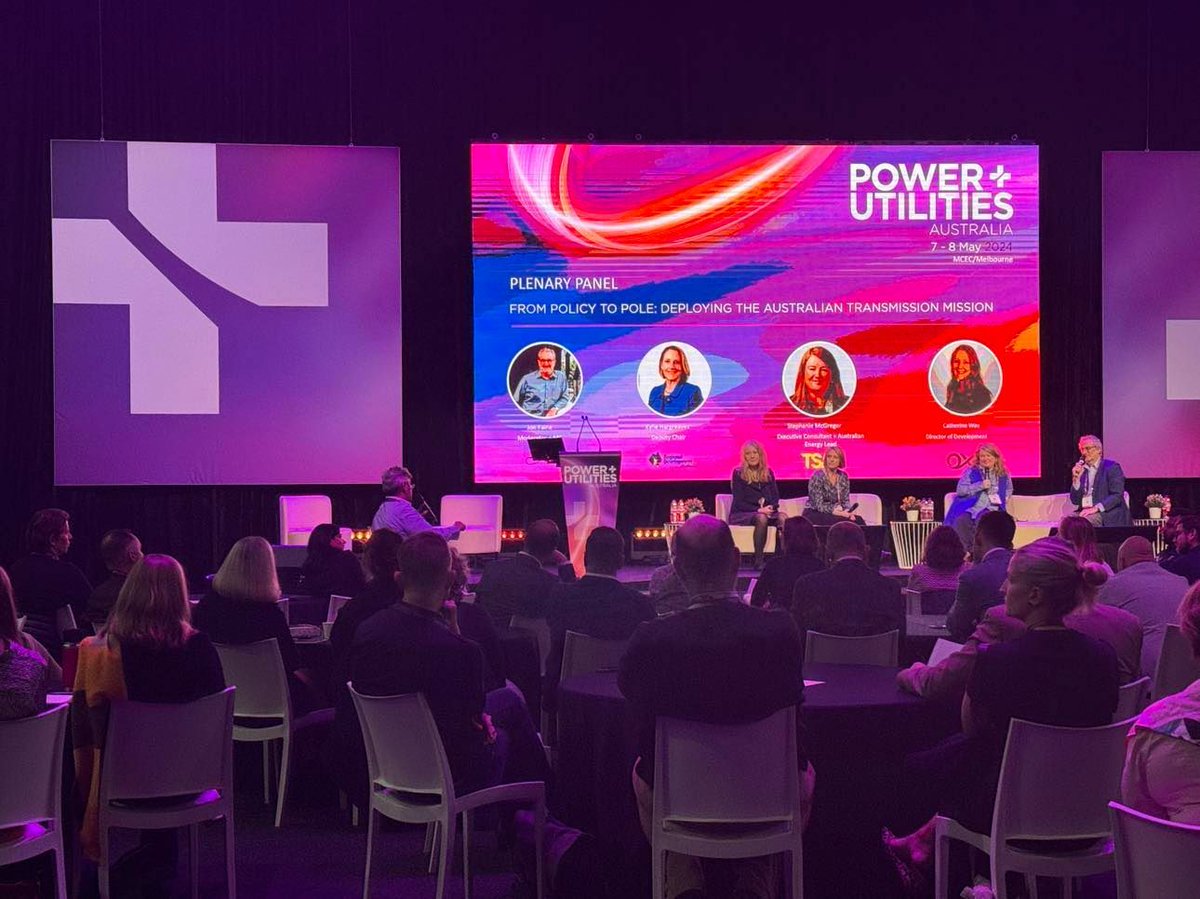 "Consumer engagement has largely been about price and cost, we need to change the DNA of that" - Stephanie McGregor, TSA 

Great discussion and debate around the transmission mission for utilities in Australia. 

You can still book your seat: buff.ly/3wgfyJk 

#PUA2024