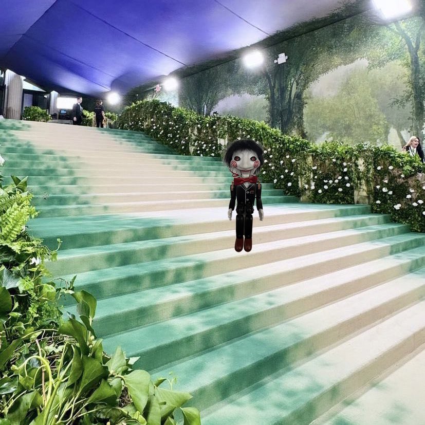 bobby has arrived at the #MetGala