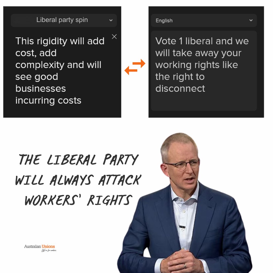 Did you happen to catch last night's episode of #QandA? Liberal Party MP Paul Fletcher made some thinly-veiled promises to Australian workers: elect the Coalition at the next election, and they'll do everything they can to attack and repeal work rights.