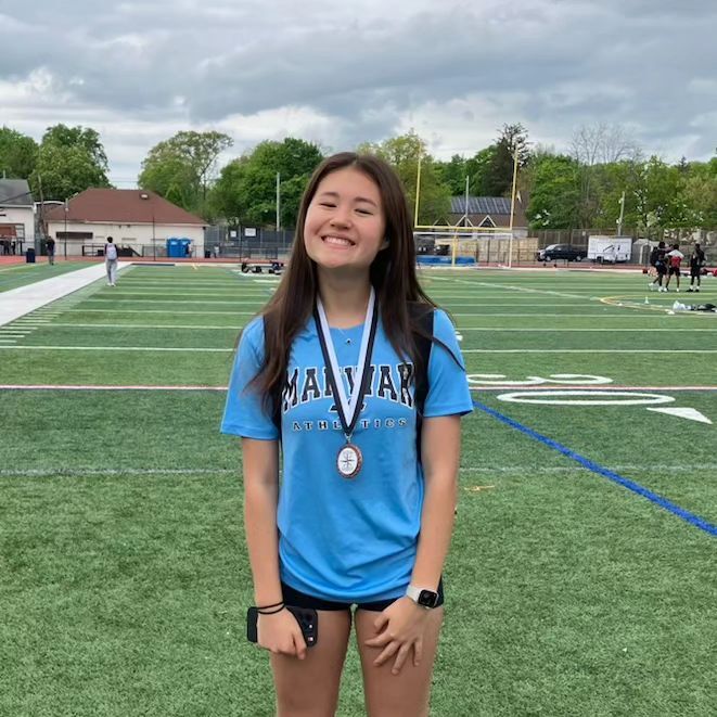 Congratulations Sophia Rose on an amazing day at Big North Frosh Novice League Championships in Ramsey. Sophia medaled and placed 3rd in the long jump and also took home the gold in the triple jump. Way to go Sophia!! instagr.am/p/C6pgDT8Oqi3/