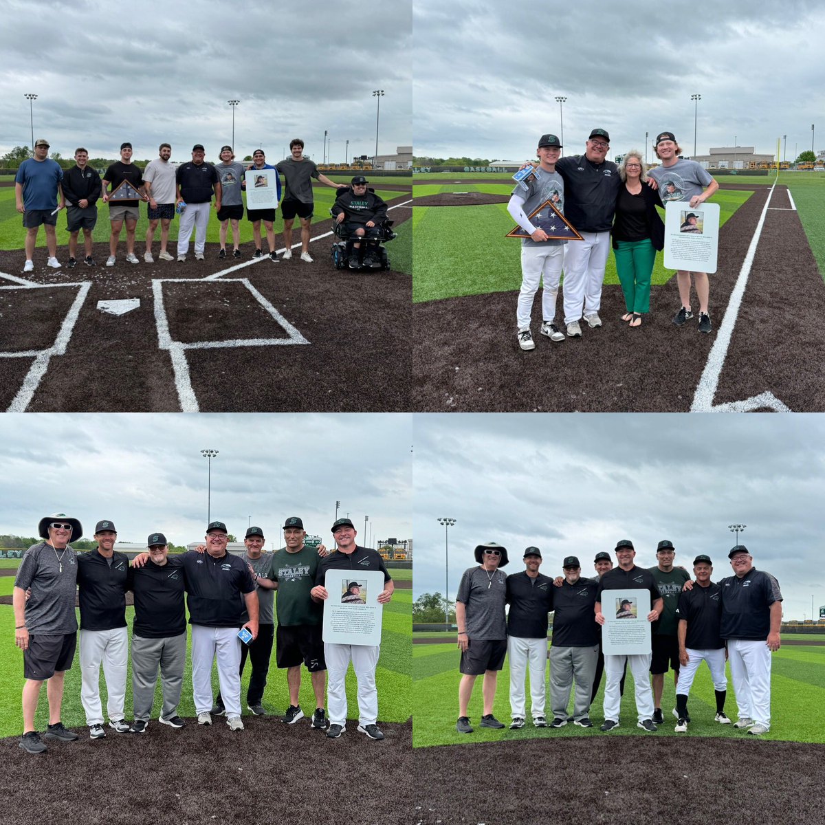 Dave Wilson Appreciation Night #ForeverAFalcon @metrosports_mk @NKCSchools @StaleyBaseball @PrepBaseballMO @StaleyPrincipal @kkooi42 @StaleyCagers @StaleyNews @NKCS_AD @TheNestSHS @Staley_StuCo @N2SportsStaley