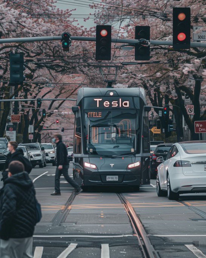 Would you take the Tesla Public Bus? 

All electric, free WiFi, and 𝕏 premium members ride for free!
