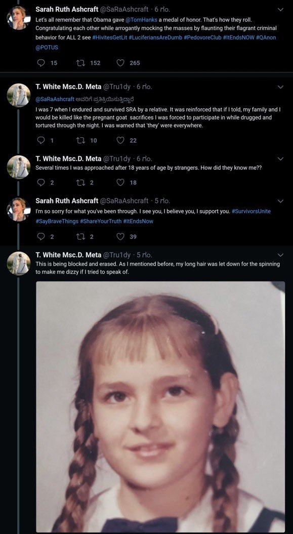 dom_lucre's tweet photo. On July 23, 2018 Sarah Ruth Ashcraft has came forward and announced that she was subjected to CIA brainwashing techniques and child sex trafficked to Hollywood at age 13 years and raped by Hollywood star Tom Hanks. https://t.co/O8F26WM2QV