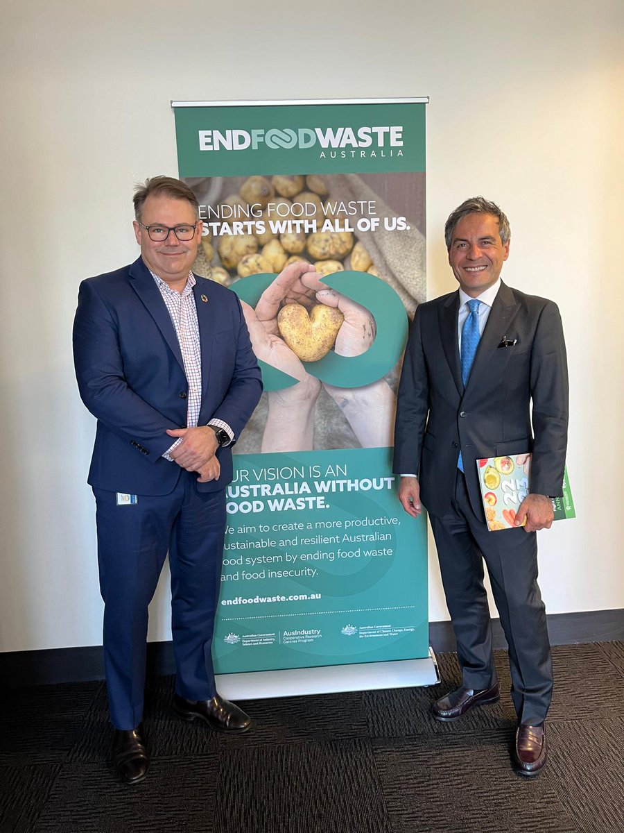 Very insightful exchange with Dr Steven Lapidge End Food Waste Australia's CEO, on joint projects to raise awareness on food waste, ensuring a brighter more sustainable future for all. #Sustainability #ZeroWaste