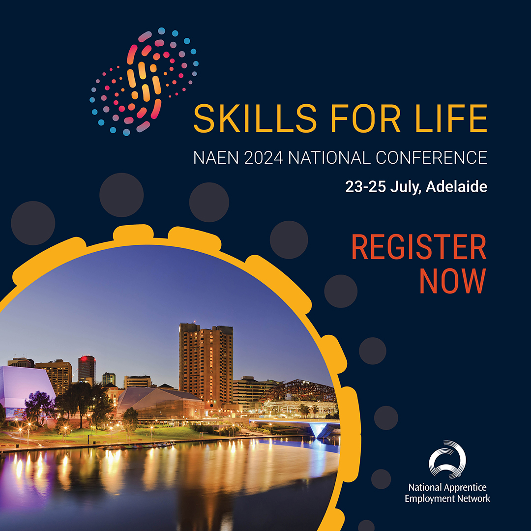 Secure your spot for NAEN2024 today! Early bird registrations open until June 14th, 2024. Join us at Hilton Adelaide from July 23rd to 25th for #NAEN2024 National Conference: Skills for Life. Register now: conlog.eventsair.com/naen-2024 #NAEN2024 #SkillsForLife #EarlyBird