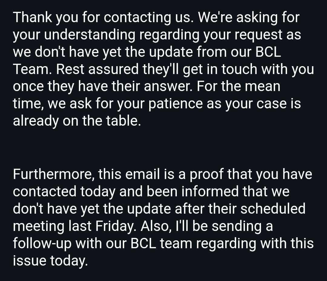 Day 11: @wearebcl has given no resolution after Friday's meeting. Scam invite is still up and still no formal announcement from @Krapopolis, @AniDom, @paulcheesbrough, nor @mhil1