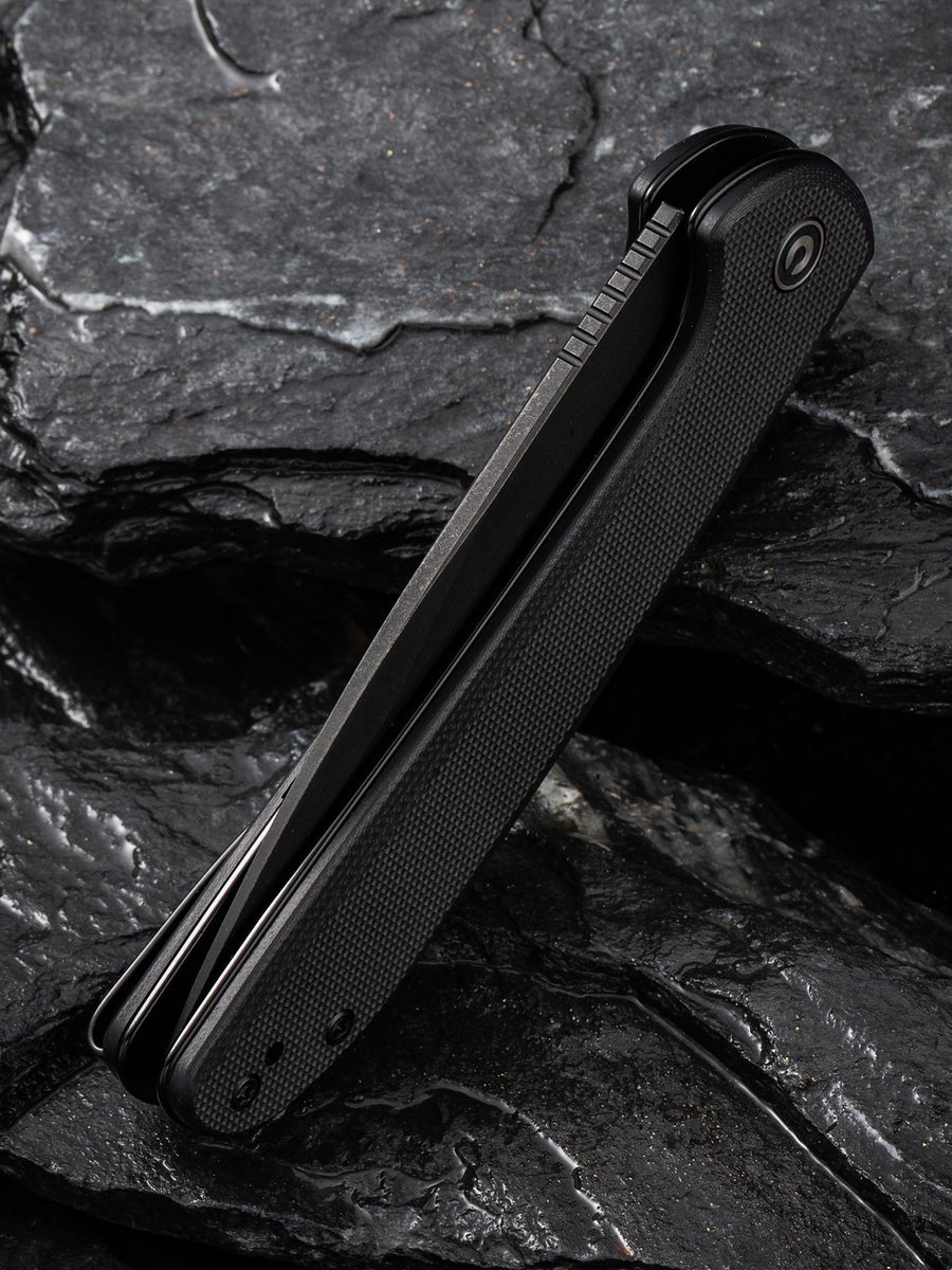 🔥 Meet the all-black #new CIVIVI Primitrox, featuring a liner lock mechanism 🔪Crafted with a black G10 handle, paired with a black stonewashed 3.48' Nitro-V blade. Available on Wednesday,May 8th. civivi.com