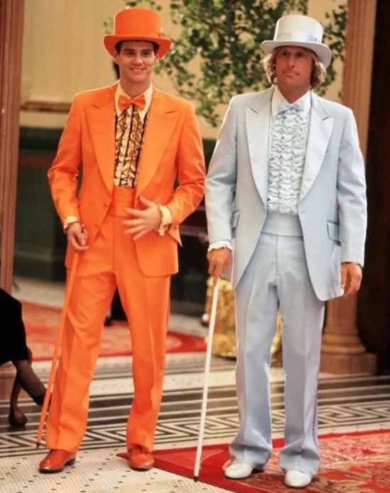 Harry and Lloyd at the Met Gala in 1994