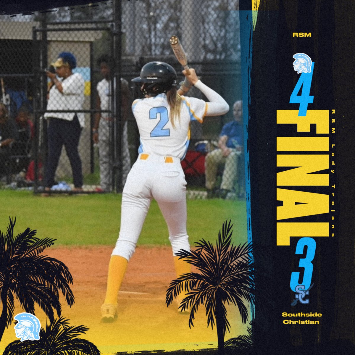 The Lady Trojans walk off Southside Christian to advance to the District Championship! The lady Trojans will travel to Lewisville on Wednesday!