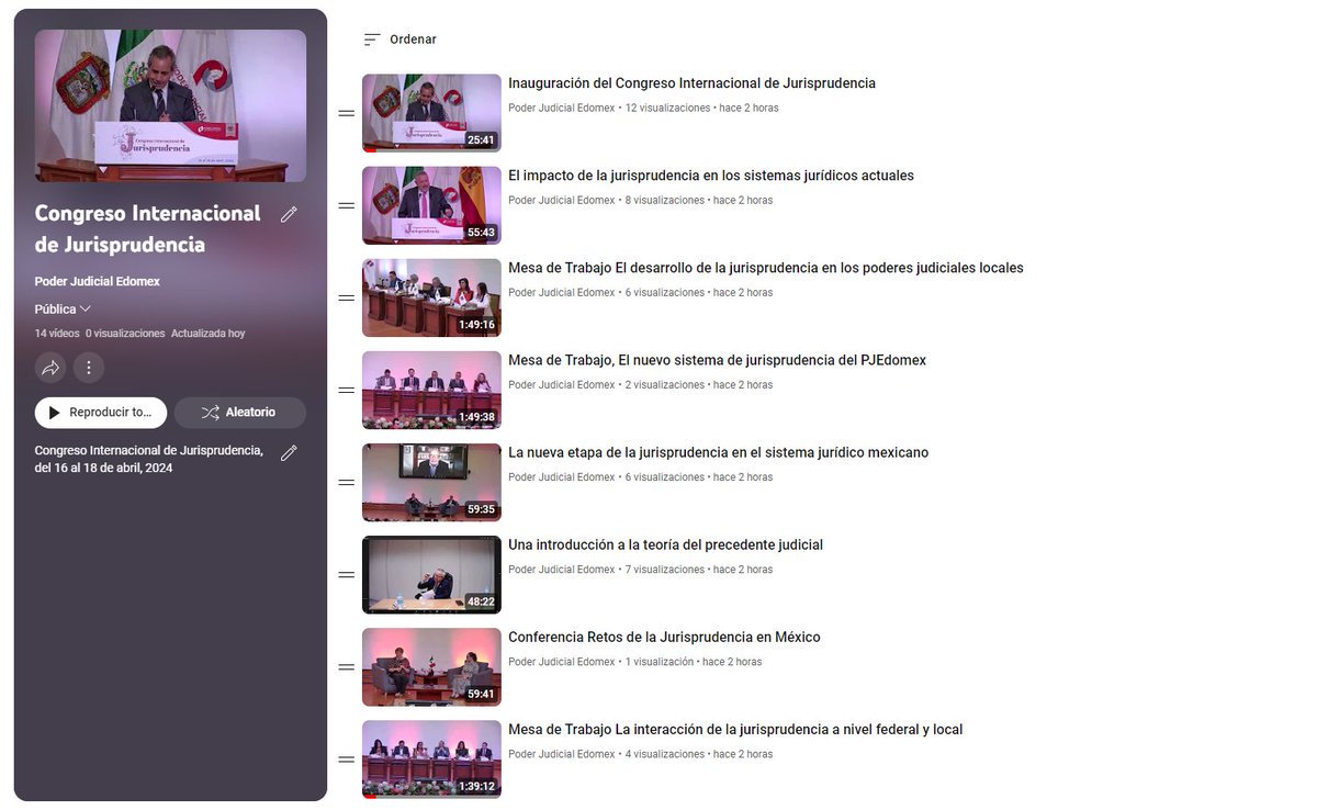 ¡Revive el Congreso Internacional de Jurisprudencia! 🎥 ▶ Encuentra en nuestro canal de YouTube todas las conferencias y mesas de trabajo. 👍🏼 Suscríbete ahora y aprovecha el contenido que tenemos para ti. youtube.com/playlist?list=…