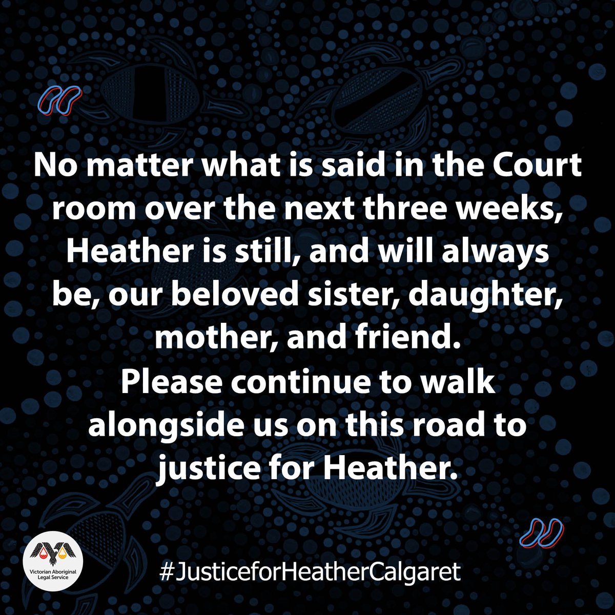 The Coronial Inquest into the death of Heather Calgaret continues this week. #JusticeforHeatherCalgaret 🖤 💛 ❤️
