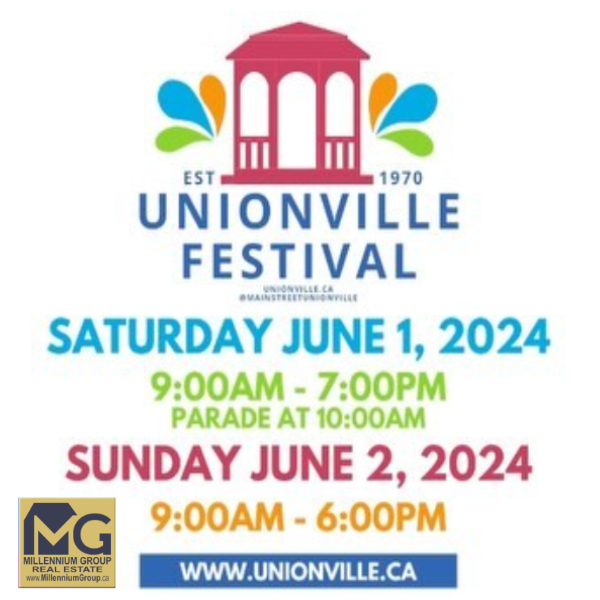 In 1969, residents banded together to save Main Street in a protest that would eventually transform into Unionville Festival. Since then, this annual festival kicks off the summer, filling Main Street with thousands of people! It's a FREE outdoor event FUN for the whole family 🎶