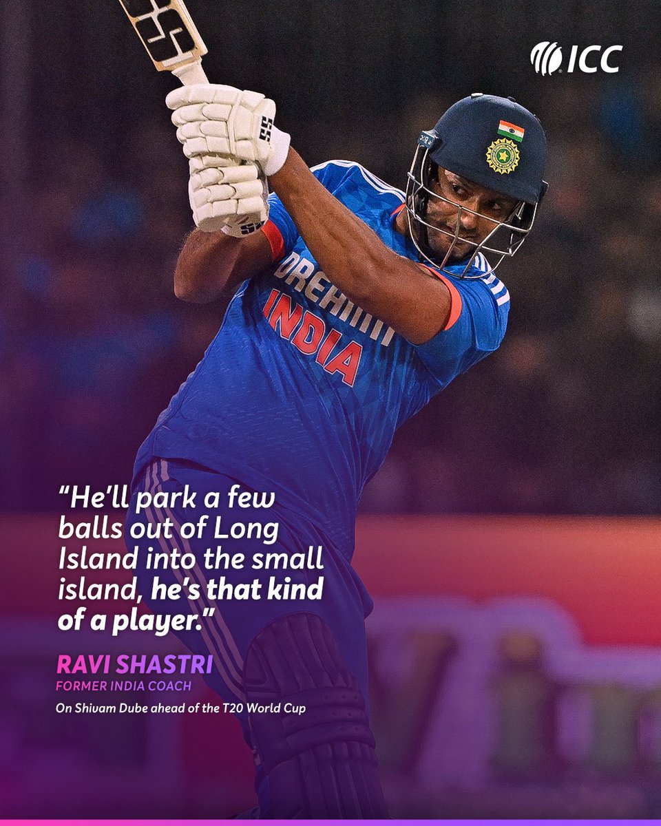 Shivam Dube is crucial in India's #T20WorldCup aspirations in the eyes of Ravi Shastri 👀

More 👉 bit.ly/4abDL1g