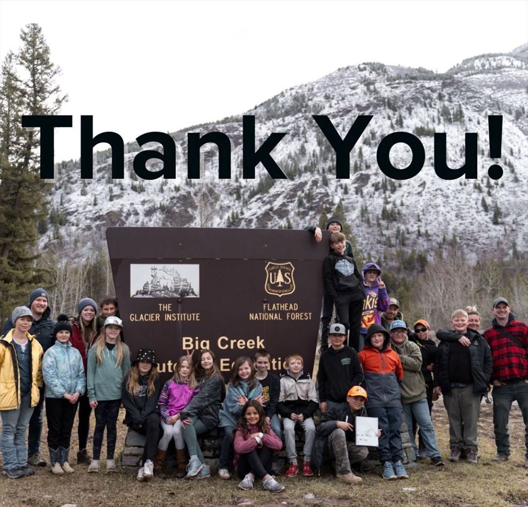 glacrinstitute's tweet image. 🌲 #ThankYouforSupporting the Restoration Big Creek Project! 🌲
We&apos;re sending a big thank you to everyone who contributed to the Big 8 Match during our recent campaign.

buff.ly/3UlxIBb 

#ThankYou #BigCreekRestoration #GlacierInstitute #NatureEducation