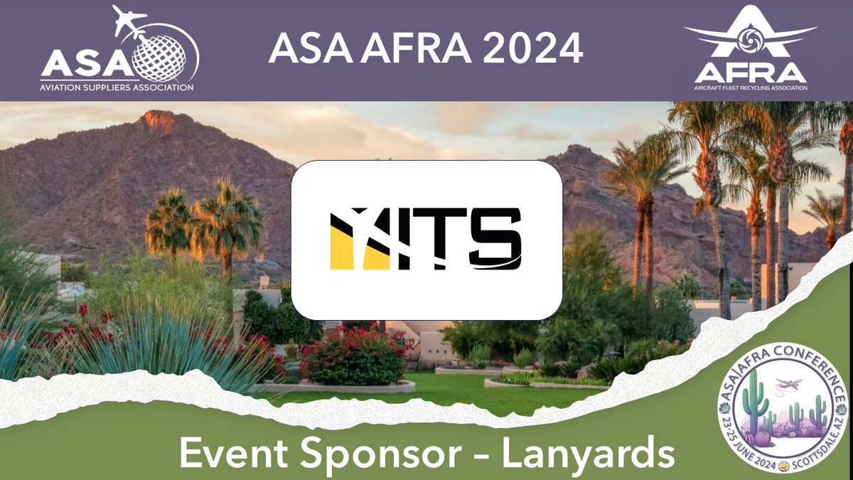 AFRARecycles's tweet image. A heartfelt thank you to #ITS for your generous sponsorship of lanyards at #ASAAFRA2024! 🛩️✨ Your support helps every attendee navigates the conference seamlessly. 🙌

#ASAMember #ASA100 #Components #ProgramManagement #Consignment #EndOfLifeAcquisitions