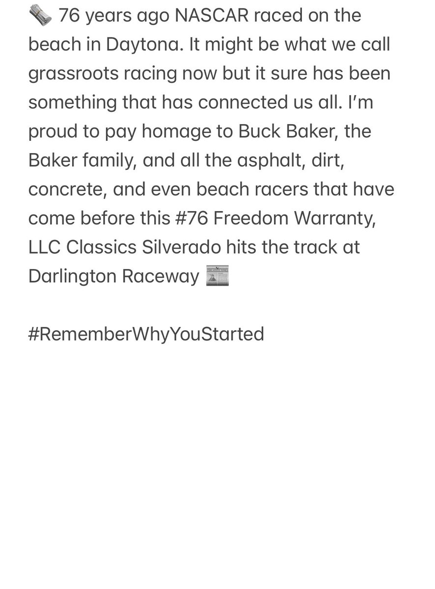 SpencerBoyd's tweet image. 🗞️ You gotta love #throwbackweekend at @TooToughToTame ‼️

#76 @Freedomwarranty Classics Chevy paying homage to Buck Baker! 

Read more…