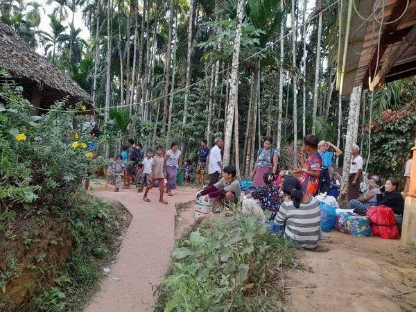 Over 6,000 people from Tanintharyi Township urgently need support as they flee ongoing conflicts. These individuals, from villages like Thain Daw, Yay Pu, and several others, have been displaced since the escalation of conflict in Dec 2023 triggered by air strikes by the junta.