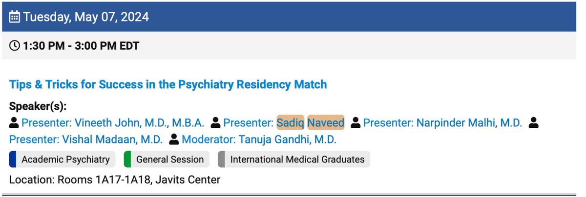 'Tricks for Success in Psychiatry Residency MATCH':

A Must for anyone applying or aspiring to apply for Psychiatry Residency Match.

#APAAM24 #MedTwitter #psychtwitter #match2025 #unmatchedmd #ecfmg