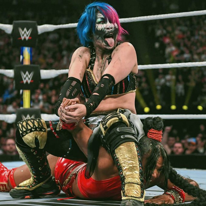 Could barely walk. Wrestled for 17 minutes. One of the best matches of the night. I don't care what anyone says. She was the MVP of Backlash. #WWERAW