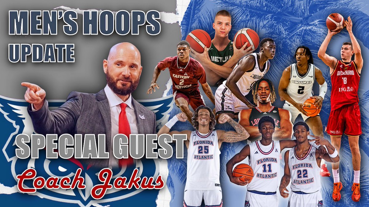 We've got a SPECIAL EDITION 🔥🦉🏀🔥 due out this Wednesday at 7:30 PM!  <a href="/FAUMBB/">Florida Atlantic Men's Basketball</a> Coach John Jakus joins @RivalsFielder <a href="/JjMetzFAU/">JJ Metz</a> and <a href="/Rich26Pereira/">Richard Pereira</a> for a comprehensive update you won't want to miss! #GoOwls 👌