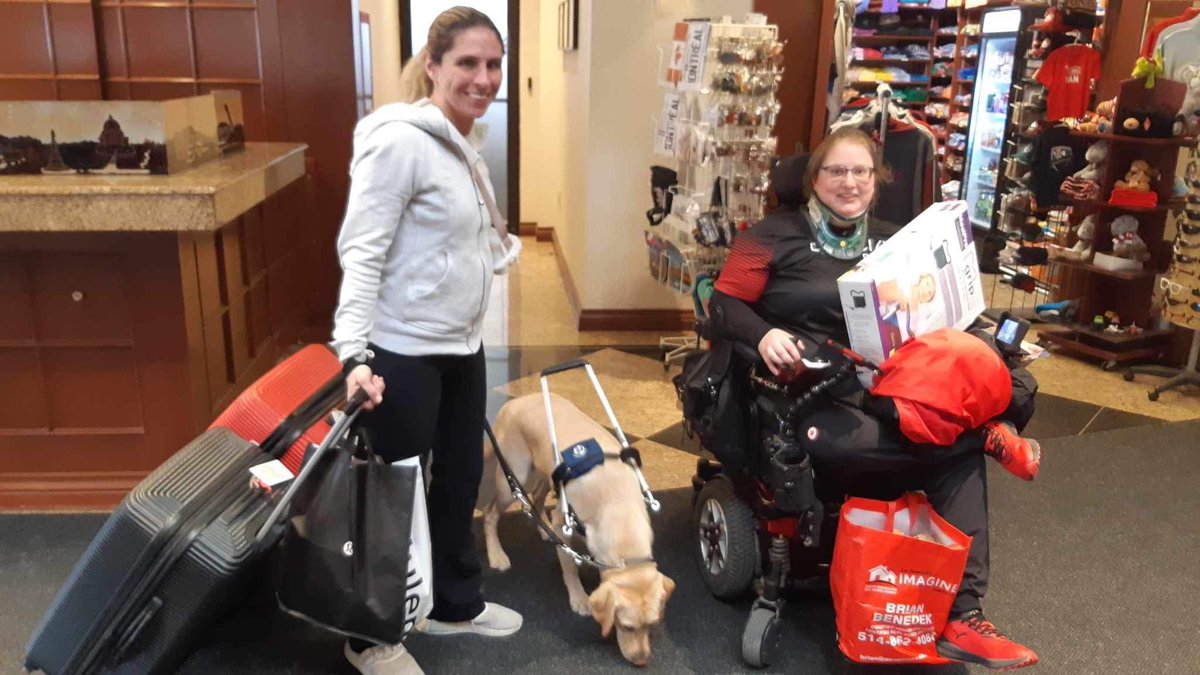 PriscillaRGagne's tweet photo. Friends helping friends! #BocciaWorldCup2024 #Paris2024 #WakeUps #CanadianParalympicCommittee https://t.co/k4miMAYajr