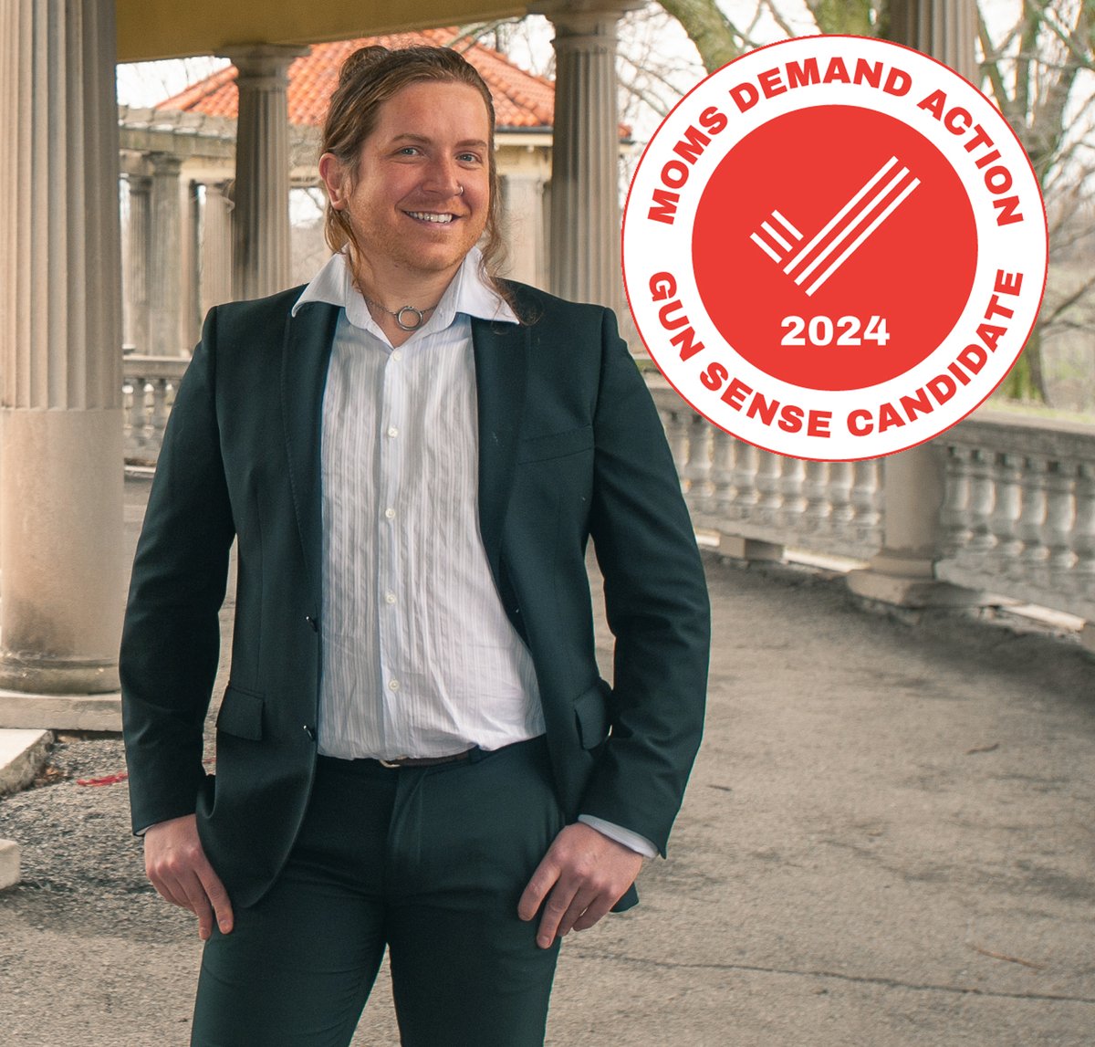 I'm proud to announce I've been awarded a @momsdemand Gun Sense Candidate distinction. In our district we hear gun shots every night. Many of us have lost loved ones to gun violence. We can fix this horrible reality through policy. #gunsense 
@mo_momsdemandaction @Everytown