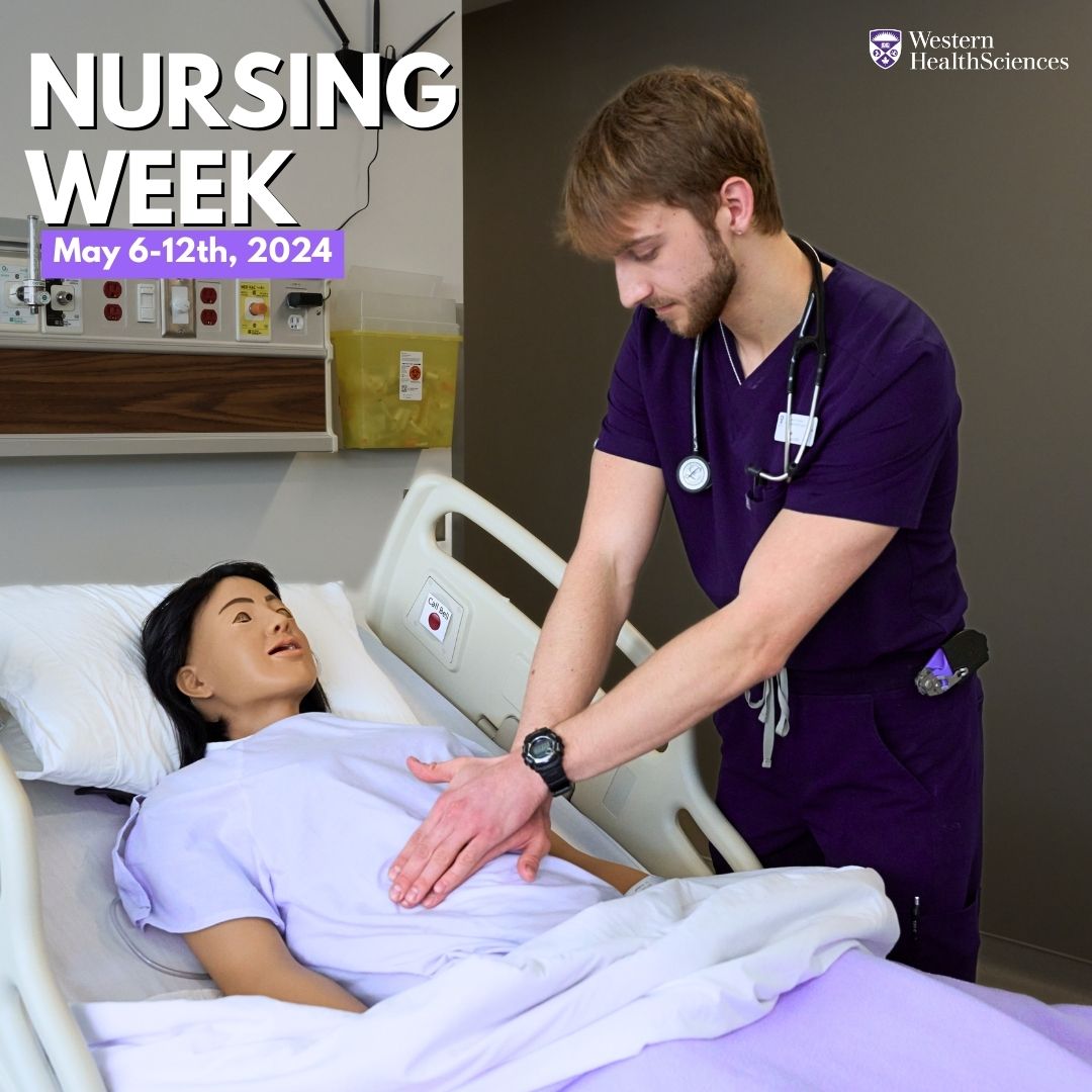 Happy Nursing Week! We would like to acknowledge and highlight all the important work that our faculty, students, and graduates contribute to the nursing profession, as well as to the health and wellness of people around the world. Thank you @westernuNursing.