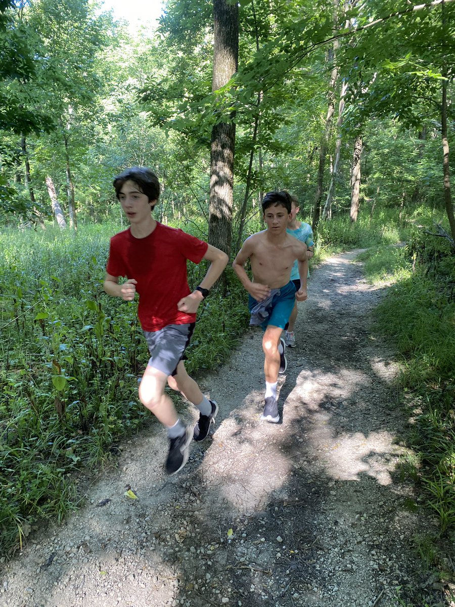 Five weeks until summer XC camp!  Register soon and join the fifty runners ready for fun this summer training with your teammates!