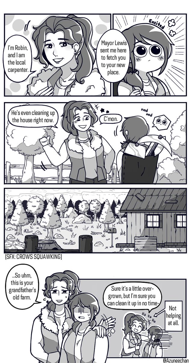 #StardewValley #StardewValleyfanart seeing my friends create webtoons and mangas for stardew...it reminded me i tried doing it years ago too 😂