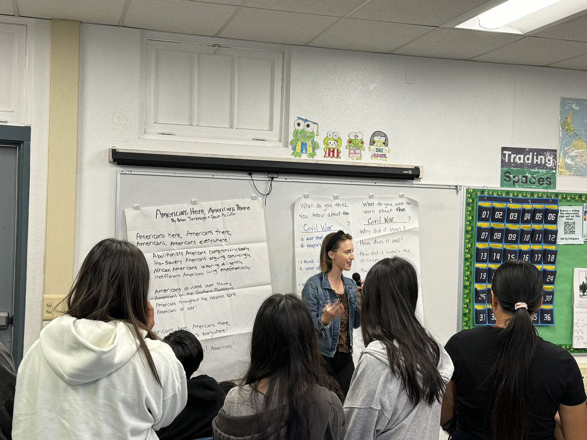 Thanks @grandXperiment for #BringHistoryToLife for our #HistoryFrogClass🐸 in a new, innovative, and engaging way this week! @FirstAvePTSA @ArcadiaUnified