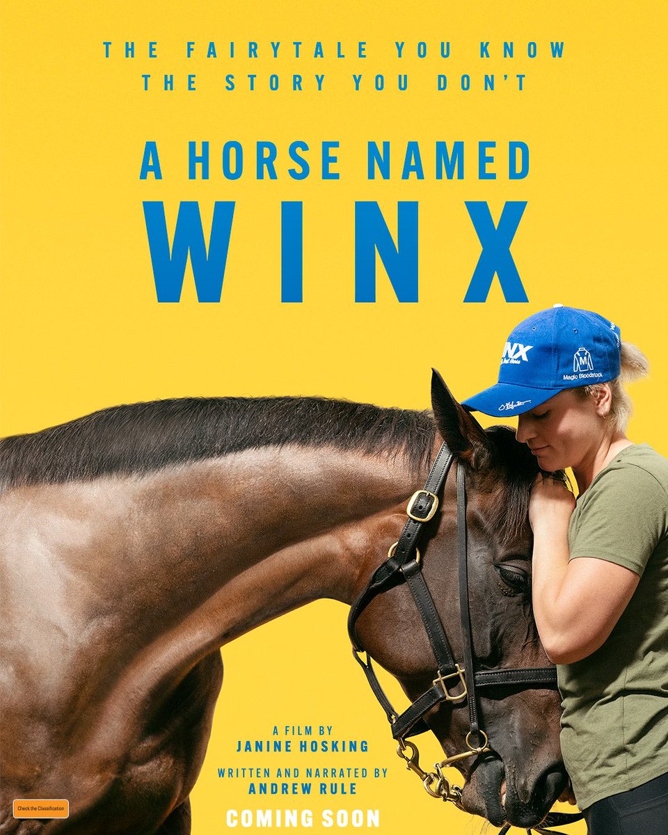A HORSE NAMED WINX tells the inspirational story of one of our greatest athletes. Coming to cinemas September 5. View the trailer below. youtu.be/49WUOJ-IbTk