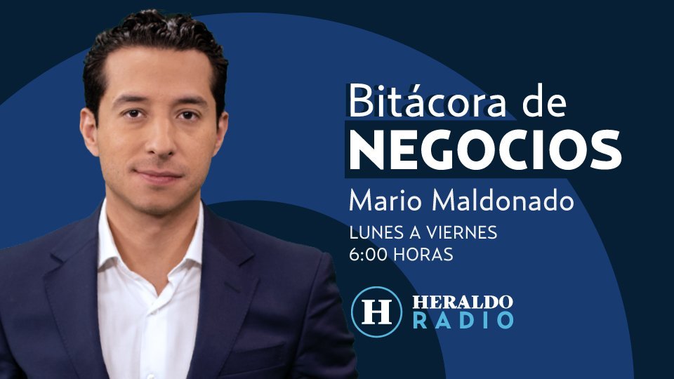 #AHORA | #ElHeraldoRadio Estas son las noticias más relevantes de Bitácora de Negocios con @MarioMal. Escúchalo por el 98.5 de FM en la CDMX, 99.7 de FM en MTY y 103.3 FM en Tepic, Nayarit 📻👌🏻 #EnVivo 👉 dai.ly/x7yjds2