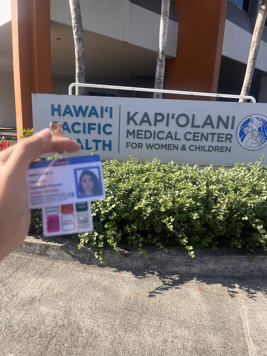 My first official day in @KapiolaniMedCtr 👶
Having fun with the Pediatric infectious diseases team! @hawaiipachealth